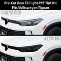 Fits Volkswagen Tiguan 2025-2027 Full Headlight Taillight Precut Smoked PPF Tint Kit Film Overlay  - Bogar Tech Designs