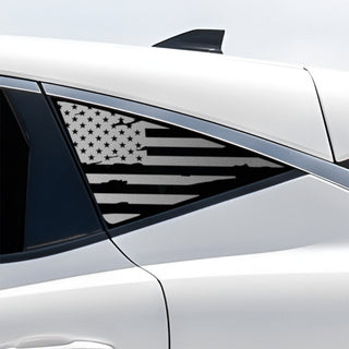 Fits Nissan Murano 2025-2026 Quarter Window American Flag Vinyl Decal Stickers - Bogar Tech Designs