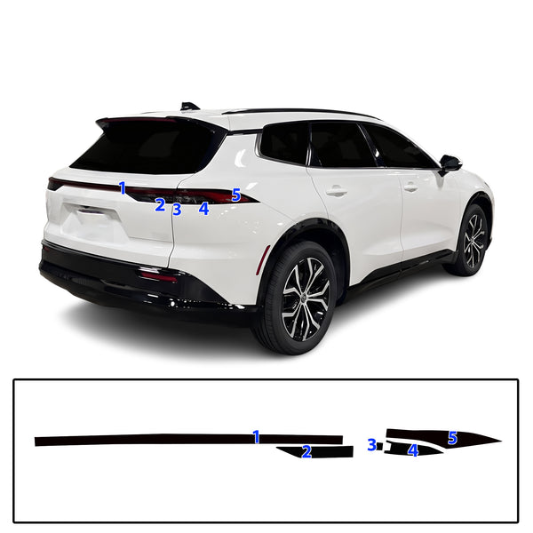 Fits Toyota Crown Signia 2025-2027 Full Headlight Taillight Precut Smoked PPF Tint Kit Film Overlay  - Bogar Tech Designs