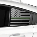 Fits Subaru Legacy 2020-2025 Quarter Window American Flag Vinyl Decal Stickers - Bogar Tech Designs