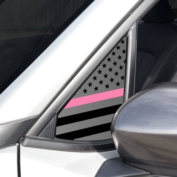 Fits Subaru Forester 2025-2027 Quarter Window American Flag Vinyl Decal Stickers - Bogar Tech Designs