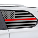 Fits Nissan Pathfinder 2013-2021 Quarter Window American Flag Vinyl Decal Stickers - Bogar Tech Designs