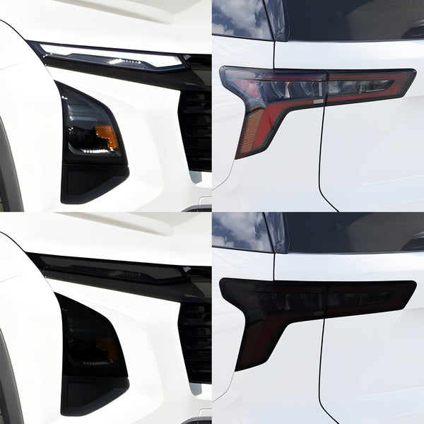 Fits Chevrolet Equinox 2025-2026 Full Headlight Taillight Precut Smoked PPF Tint Kit Film Overlay