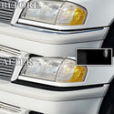 Fits Mercedes-Benz C280 1994-2000 Vinyl Chrome Delete Grille Blackout Decal Stickers Overlay Film - Bogar Tech Designs