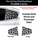 Fits BMW 5 Series 2024-2027 Animal Leopard Cheetah Cow Window Vinyl Decal Stickers - Bogar Tech Designs