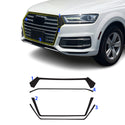 Fits Audi Q7 2017-2019 Vinyl Chrome Delete Grille Blackout Decal Stickers Overlay Film - Bogar Tech Designs
