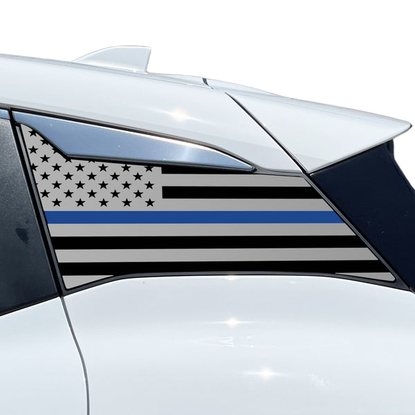 Fits Nissan Kicks 2025-2027 Quarter Window American Flag Vinyl Decal Stickers - Bogar Tech Designs