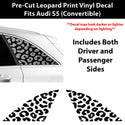 Fits Mercedes-Benz GLC-Class 2016-2022 Animal Leopard Cheetah Cow Window Vinyl Decal Stickers - Bogar Tech Designs