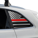 Fits Audi Q5 2009-2017 Quarter Window American Flag Vinyl Decal Stickers - Bogar Tech Designs