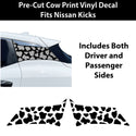 Fits Nissan Kicks 2025-2027 Animal Leopard Cheetah Cow Window Vinyl Decal Stickers - Bogar Tech Designs
