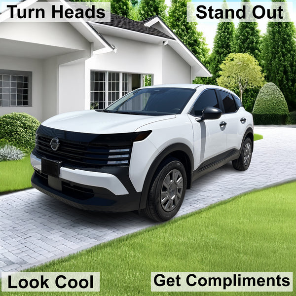 Fits Nissan Kicks 2025-2026 Full Headlight Taillight Precut Smoked PPF Tint Kit Film Overlay  - Bogar Tech Designs