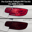 Fits BMW 3 Series 2011-2013 Full Headlight Taillight Precut Smoked PPF Tint Kit Film Overlay  - Bogar Tech Designs