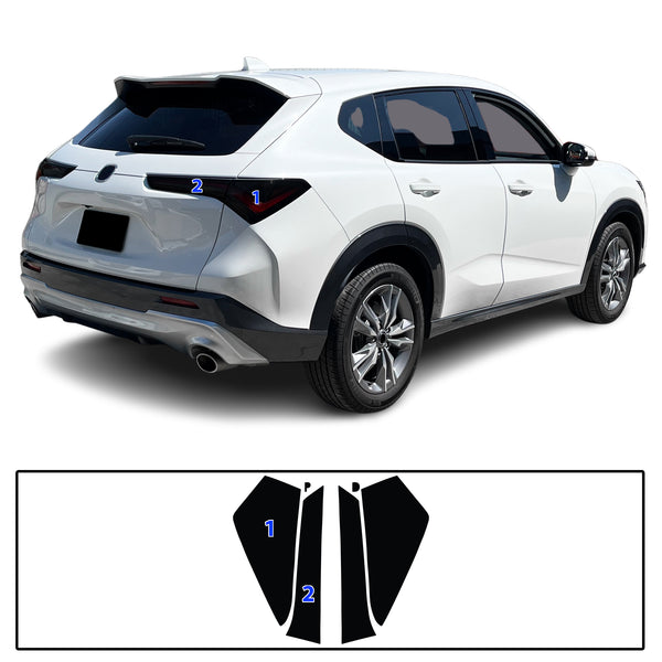 Fits Acura ADX 2025-2026 Full Headlight Taillight Precut Smoked PPF Tint Kit Film Overlay