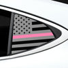Fits Lexus ES 2013-2018 Quarter Window American Flag Vinyl Decal Stickers - Bogar Tech Designs