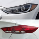 Fits Hyundai Elantra 2017-2018 Full Headlight Taillight Precut Smoked PPF Tint Kit Film Overlay  - Bogar Tech Designs