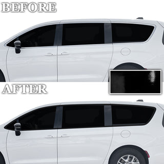 Fits Chrysler Voyager 2020-2025 Vinyl Chrome Delete Grille Blackout Decal Stickers Overlay Film - Bogar Tech Designs