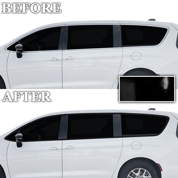 Fits Chrysler Voyager 2020-2025 Vinyl Chrome Delete Grille Blackout Decal Stickers Overlay Film - Bogar Tech Designs