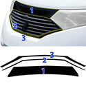 Fits Nissan Quest 2011-2017 Vinyl Chrome Delete Grille Blackout Decal Stickers Overlay Film - Bogar Tech Designs
