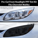 Fits Chevrolet Malibu 2013-2015 Full Headlight Taillight Precut Smoked PPF Tint Kit Film Overlay  - Bogar Tech Designs