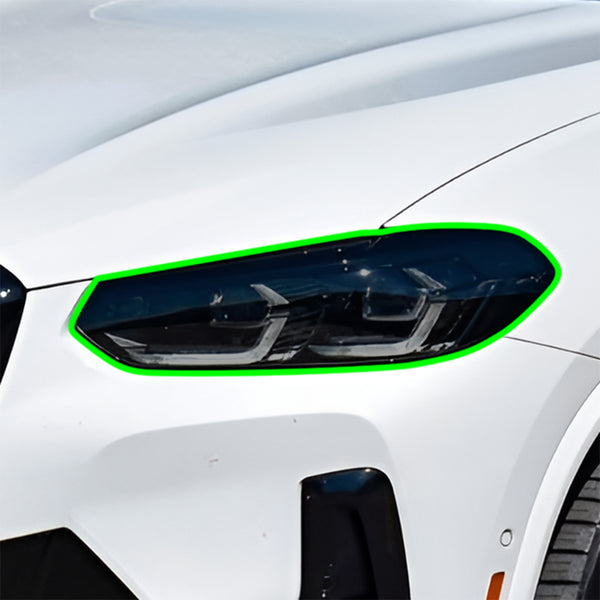 Fits BMW X4 2019-2025 Full Headlight Taillight Precut Smoked PPF Tint Kit Film Overlay  - Bogar Tech Designs