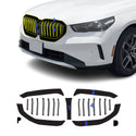 Fits BMW 5 Series 2024-2027 Vinyl Chrome Delete Grille Blackout Decal Stickers Overlay Film - Bogar Tech Designs