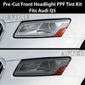 Fits Audi Q5 2013-2017 Full Headlight Taillight Precut Smoked PPF Tint Kit Film Overlay  - Bogar Tech Designs