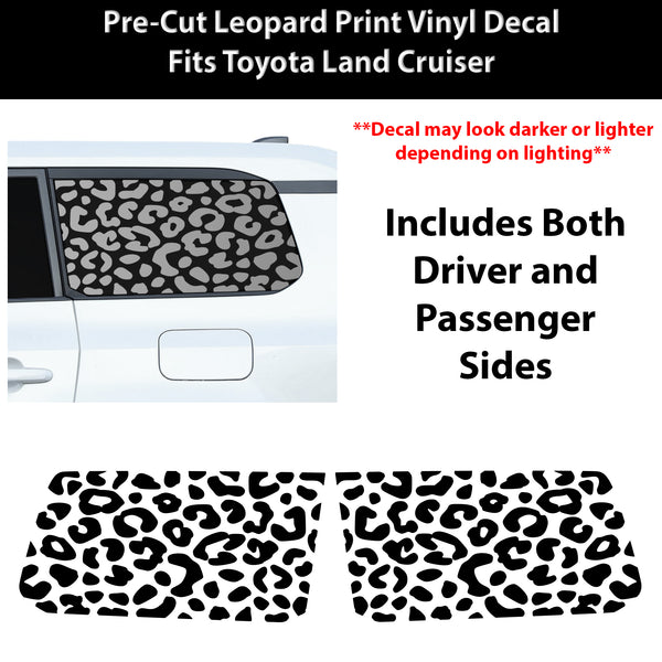 Fits Toyota Land Cruiser 2024-2026 Animal Leopard Cheetah Cow Window Vinyl Decal Stickers - Bogar Tech Designs