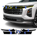 Fits Chevrolet Equinox 2025-2027 Vinyl Chrome Delete Grille Blackout Decal Stickers Overlay Film - Bogar Tech Designs