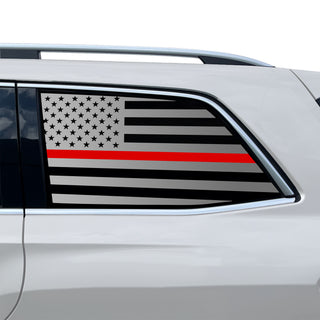 Fits Mercedes-Benz GLS 2017-2019 Quarter Window American Flag Vinyl Decal Stickers - Bogar Tech Designs