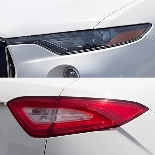 Fits Maserati Levante 2017-2020 Full Headlight Taillight Precut Smoked PPF Tint Kit Film Overlay  - Bogar Tech Designs