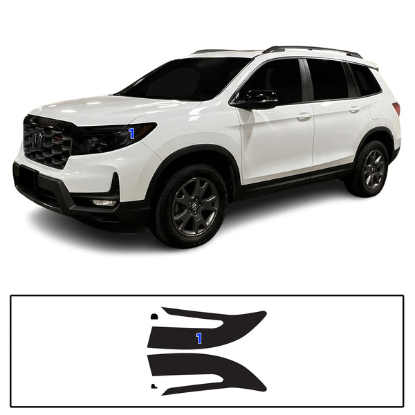 Fits Honda Passport 2022-2025 Full Headlight Taillight Precut Smoked PPF Tint Kit Film Overlay  - Bogar Tech Designs