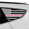 Fits Hyundai Santa Fe Sport 2013-2018 Quarter Window American Flag Vinyl Decal Stickers - Bogar Tech Designs