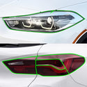 Fits BMW X2 2018-2023 Full Headlight Taillight Precut Smoked PPF Tint Kit Film Overlay  - Bogar Tech Designs