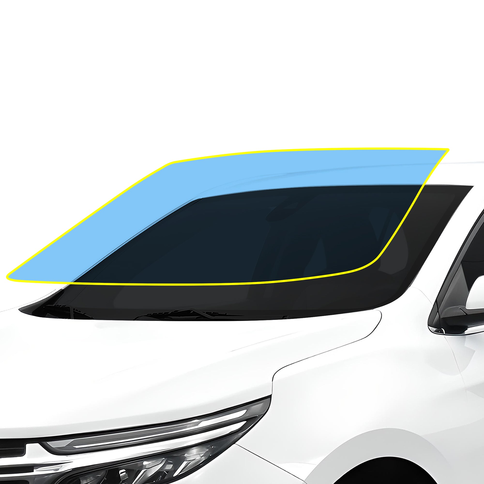 For Chevrolet Equinox 2018-2024 Precut Front Rear Windshield Premium Protection Self Healing Film Kit - Bogar Tech Designs