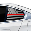 Fits BMW 5 Series 2024-2027 Quarter Window American Flag Vinyl Decal Stickers - Bogar Tech Designs