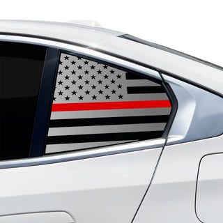 Fits BMW 5 Series 2024-2027 Quarter Window American Flag Vinyl Decal Stickers - Bogar Tech Designs