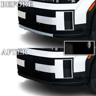 Fits Hyundai Santa Fe 2024-2027 Vinyl Chrome Delete Grille Blackout Decal Stickers Overlay Film - Bogar Tech Designs