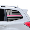 Fits Subaru Forester 2014-2018 Quarter Window American Flag Vinyl Decal Stickers - Bogar Tech Designs