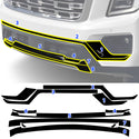 Fits GMC Yukon XL 2025-2026 Vinyl Chrome Delete Grille Blackout Decal Stickers Overlay Film - Bogar Tech Designs