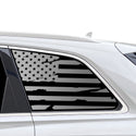 Fits Audi Q7 2017-2026 Quarter Window American Flag Vinyl Decal Stickers - Bogar Tech Designs