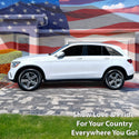 Fits Mercedes-Benz GLC-Class 2016-2022 Quarter Window American Flag Vinyl Decal Stickers - Bogar Tech Designs
