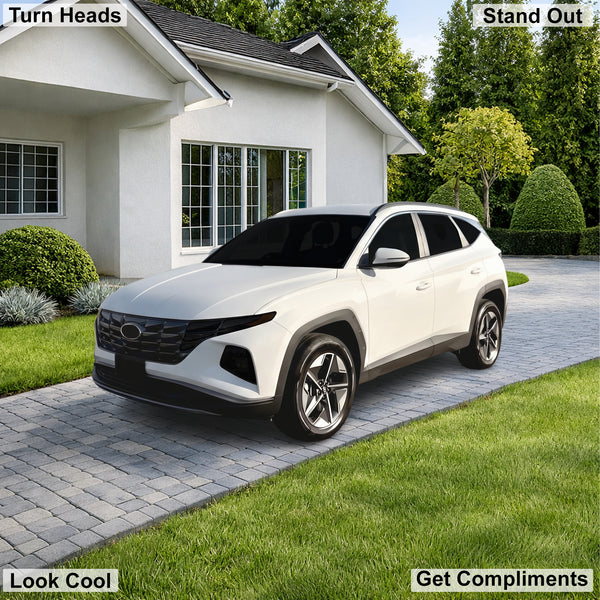 Fits Hyundai Tucson 2025-2026 Full Headlight Taillight Precut Smoked PPF Tint Kit Film Overlay  - Bogar Tech Designs