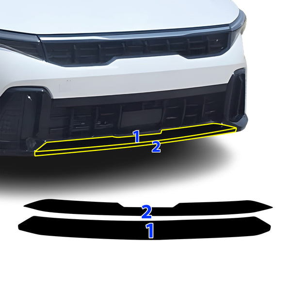 Fits Kia K4 GT-Line 2024-2026 Vinyl Chrome Delete Grille Blackout Decal Stickers Overlay Film - Bogar Tech Designs