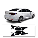 Fits Hyundai Sonata 2015-2017 Full Headlight Taillight Precut Smoked PPF Tint Kit Film Overlay  - Bogar Tech Designs