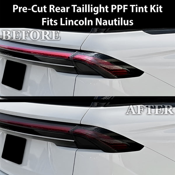 Fits Lincoln Nautilus 2024-2026 Full Headlight Taillight Precut Smoked PPF Tint Kit Film Overlay  - Bogar Tech Designs