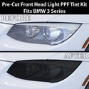Fits BMW 3 Series 2011-2013 Full Headlight Taillight Precut Smoked PPF Tint Kit Film Overlay  - Bogar Tech Designs