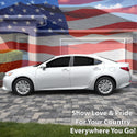 Fits Lexus ES 2013-2018 Quarter Window American Flag Vinyl Decal Stickers - Bogar Tech Designs