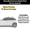 Fits Audi Q5 2013-2017 Vinyl Chrome Delete Grille Blackout Decal Stickers Overlay Film - Bogar Tech Designs