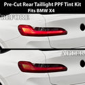 Fits BMW X4 2019-2025 Full Headlight Taillight Precut Smoked PPF Tint Kit Film Overlay  - Bogar Tech Designs