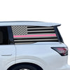 Fits Infiniti QX80 2025-2027 Quarter Window American Flag Vinyl Decal Stickers - Bogar Tech Designs
